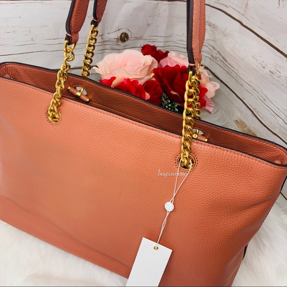 Tory Burch Britten satchel Tramonto large tote 498 - Picture 3 of 10